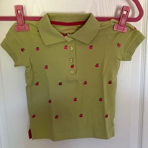 Green Apple Kids Polo Shirt
